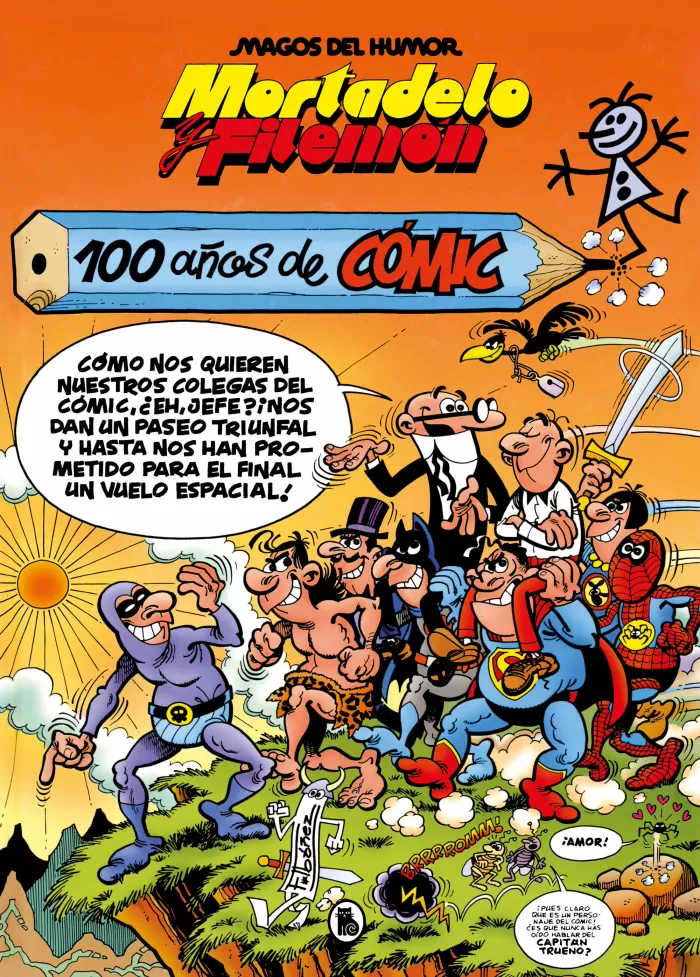 MORTADELO Y FILEMON. 100 AÑOS DE COMIC. IBAÑEZ, FRANCISCO. Libro en papel.  9788402427373 LIBRERÍA IMAGINA