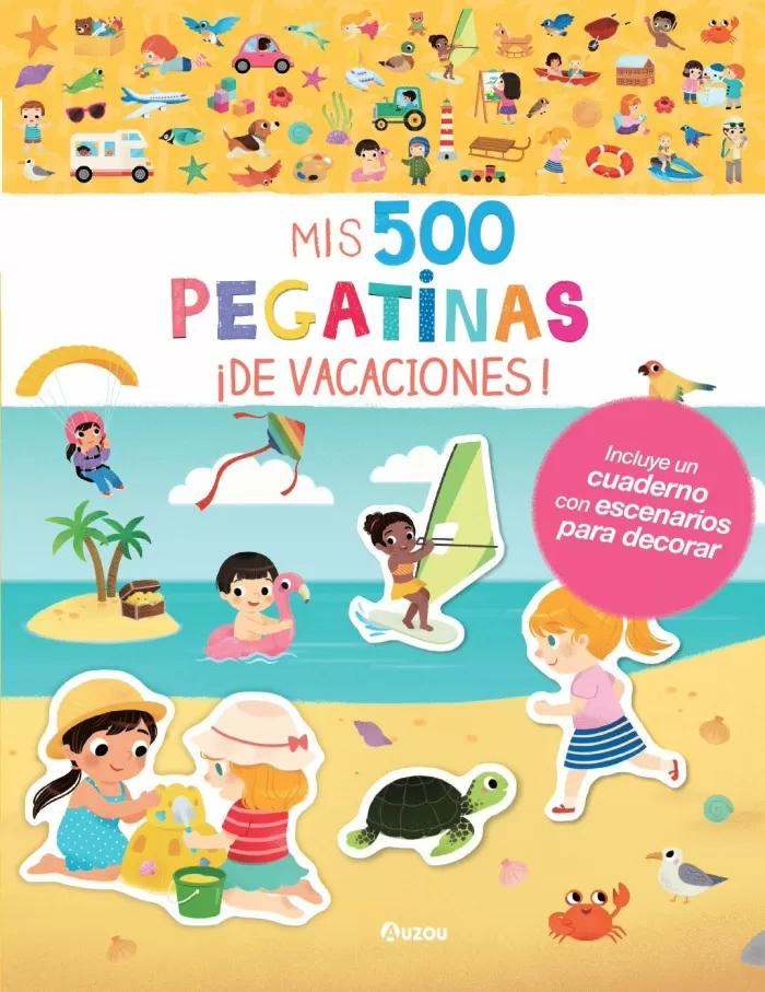 MIS 500 PEGATINAS. VACACIONES. VV. AA.. Libro en papel. 9791039510004  LIBRERÍA IMAGINA