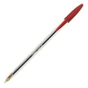 BOLIGRAFOS BIC ROJO CRISTAL