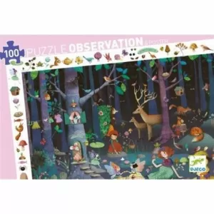 PUZZLE OBSERVACION 100 PZAS. + POSTER BOSQUE ENCANTADO