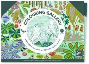 COLOURING GALLERY ANIMALES SALVAJES POR MARTINA ZOLTASZEK - POSTERS PARA COLOREAR