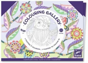 COLOURING GALLERY PAJAROS POR JENNIFER DARAS - POSTERS PARA COLOREAR