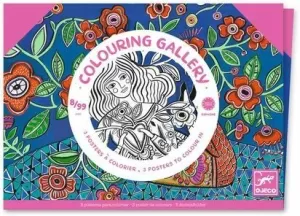 COLOURING GALLERY FLORACION POR AURELIA FRONTY POSTERS PARA COLOREAR