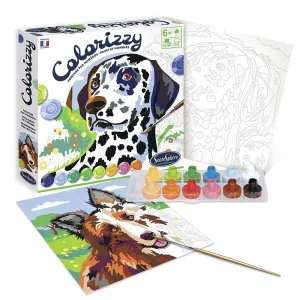 COLORIZZY PERROS PINTAR POR NÚMEROS