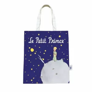 BOLSA DE TELA EL PRINCIPITO AZUL PLANETA