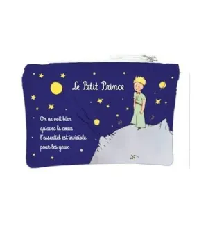 ESTUCHE NECESER DE TELA EL PRINCIPITO AZUL MARINO