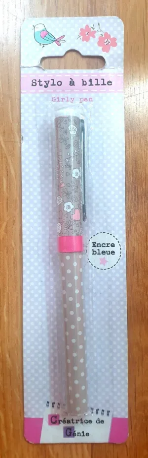 BOLIGRAFO GIRLY