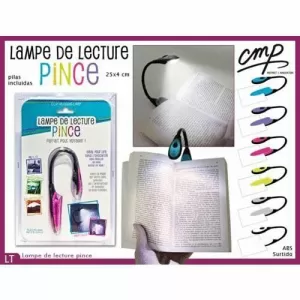 LAMPARA DE LECTURA CON PINZA