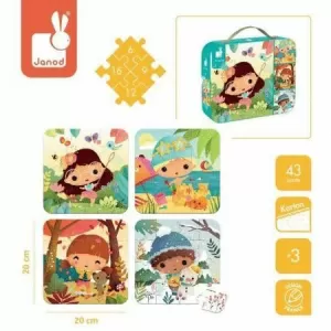 PUZZLES PROGRESIVOS 6 9 12 PZAS. LAS 4 ESTACIONES