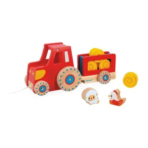 GRANJA - TRACTOR CON CUERDA DE ARRASTRE
