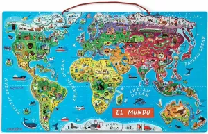 MAPA DEL MUNDO MAGNETICO