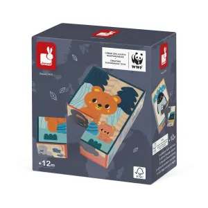 PUZZLE DE CUBOS 6 PZAS. ANIMALES