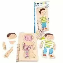 PUZZLE 5 EN  1 ANATOMIA MASCULINA