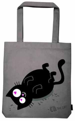 BOLSA DE TELA DE LA COMPRA ED FELL IN LOVE EL GATO