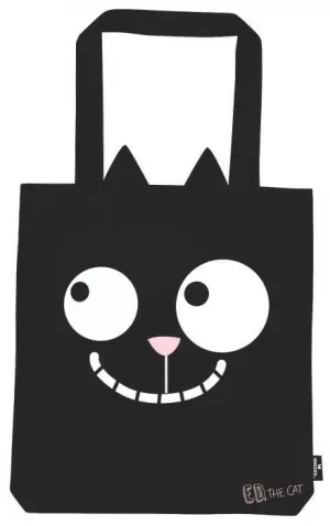 BOLSA DE TELA DE LA COMPRA CARA GATOS