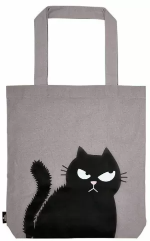 BOLSA DE TELA DE LA COMPRA ED HAPPY FACE EL GATO