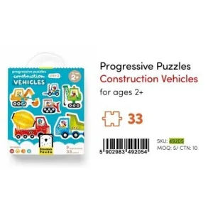 PROGRESSIVE PUZZLES VEHICLES 2+