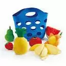CESTA DE FRUTAS DE TELA