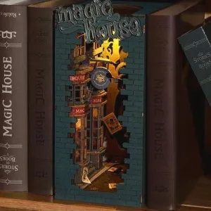 MAQUETA SUJETALIBROS MAGIC HOUSE