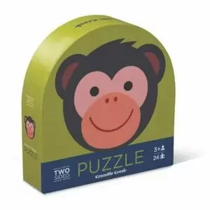 PUZZLE 24 PZAS. 2 CARAS AMIGOS DEL MONO