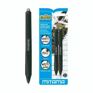 BOLIGRAFO BORRABLE NEGRO GOODY 1.0 GEL RETRACTIL