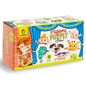 SET MARIONETAS ORIGAMI CON TEATRO