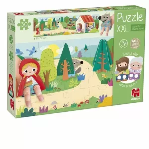 PUZZLE 30 PZAS. XXL CAPERUCITA ROJA CON MARIONETAS