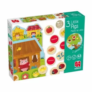 MEMO Y LOTTO TRES CERDITOS 3 LITTLE PIGS