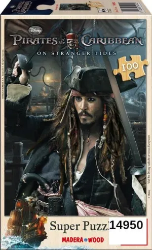 PUZZLE 100 PZAS. PIRATAS DEL CARIBE IV MADERA