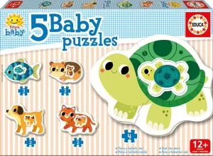 BABY PUZZLES MASCOTAS 2 3 4 5 PZAS.
