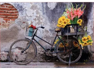 PUZZLE EDUCA 500 PIEZAS BICICLETA CON FLORES