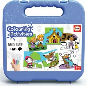 COLOURING ACTIVITIES IDENTIC MEMO GAMES FRUTAS 20 PZAS. + 10 ROTULADORES