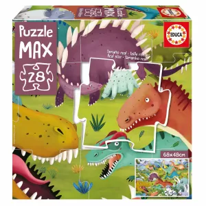 PUZZLE 28 PZAS. DINOSAURIOS PUZZLE MAX