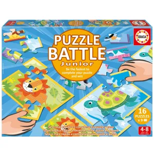 PUZZLE BATTLE JUNIOR - BATALLA DE PUZZLES 16 PUZZLES DE 9 PZAS.