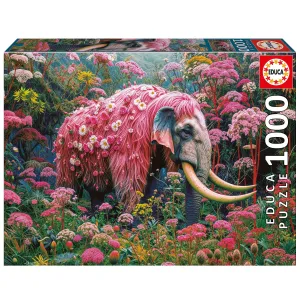 PUZZLE 1000 PZAS. ELEFANTE FLORAL