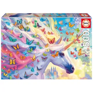 PUZZLE 500 PZAS. UNICORNIO ARCOÍRIS