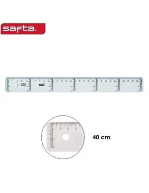 REGLA DE 40CM SAFTA