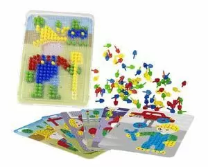 MALETIN PEGS 10 MM 250 UDS. + PLACA + 6 MODELOS