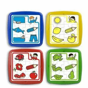 PUZZLE 6 PIEZAS COLORES. 4 MODELOS
