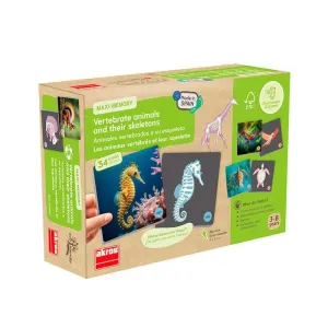 MAXI MEMORY ANIMALES VERTEBRADOS Y SU ESQUELETO