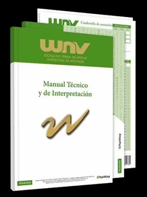 WNV JC ESCALA NO VERBAL DE APTITUD INTELECTUAL DE WESCHLER