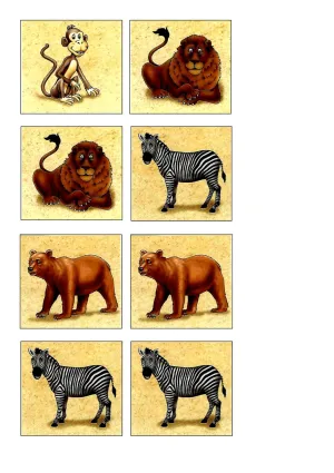 TARJETAS DE ANIMALES PARA LOCALIZACIÓN WPPSI-IV