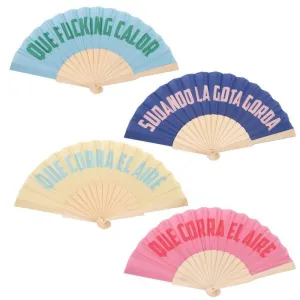 ABANICOS FRASE COLOR SURTIDOS