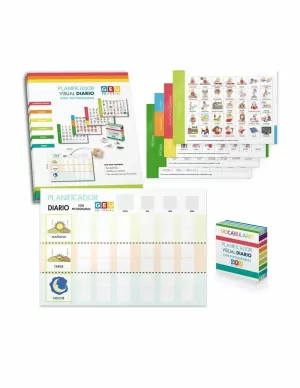 PLANIFICADOR VISUAL CON VELCRO ADHESIVO DIARIO PLANIFICADOR VISUAL CON VELCRO ADHESIVO DIARIO