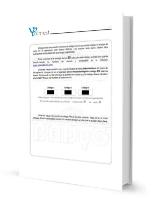 BADYG AMPLIACION LICENCIA ONLINE 30 USOS