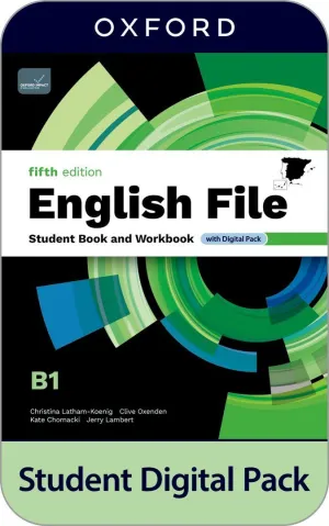 ENGLISH FILE 5TH EDITION B1. STUDENT'S BOOK AND WORKBOOK AND DIGITAL WITHOUT KEY ENGLISH FILE 5TH EDITION B1. STUDENT'S BOOK AND WORKBOOK AND DIGITAL WITHOUT KEY