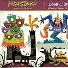 MONSTERS STICKER BOOK
