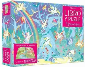 UNICORNIOS LIBRO Y PUZLE 100 PIEZAS UNICORNIOS LIBRO Y PUZLE 100 PIEZAS