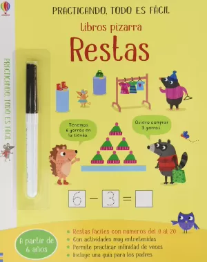 LIBROS PIZARRA RESTAS