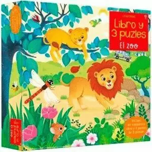 EL ZOO - CAJA LIBRO + 3 PUZZLES